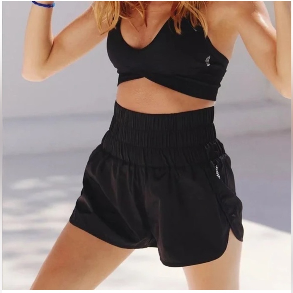 Free People Movement The Way Home Shorts In Black Women’s Sz L